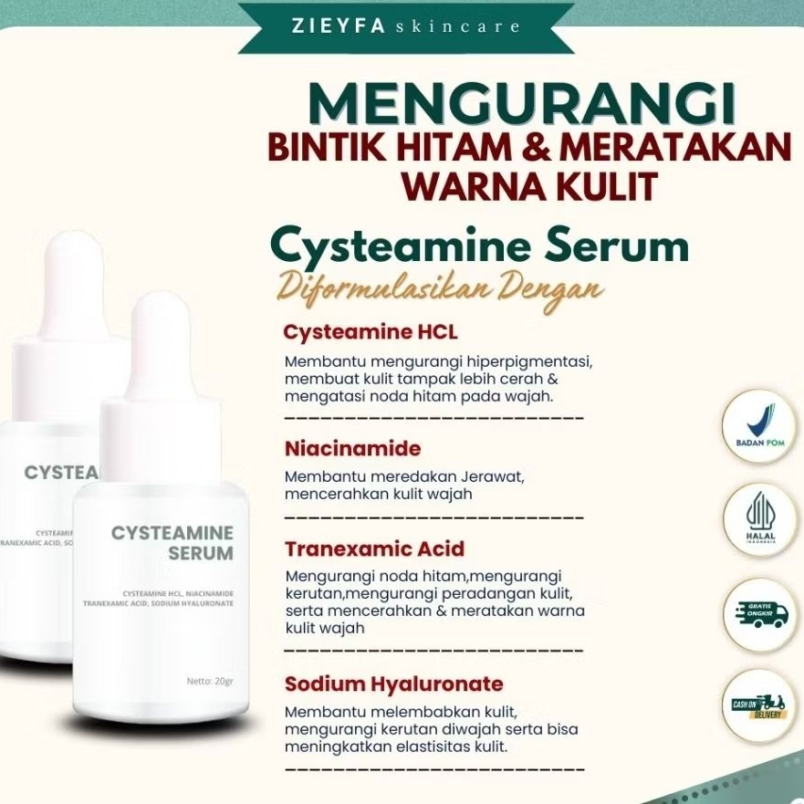 SERUM CYSTEAMINE ZIEYFA