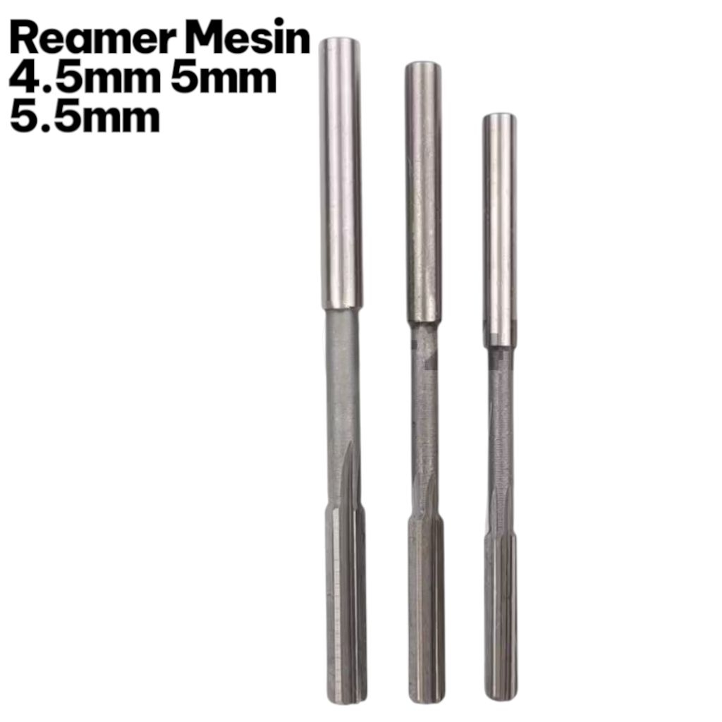 Reamer Mesin 4.5mm 5mm 5.5mm Reamer Bosh Klep Motor HSS Bukan Carbide