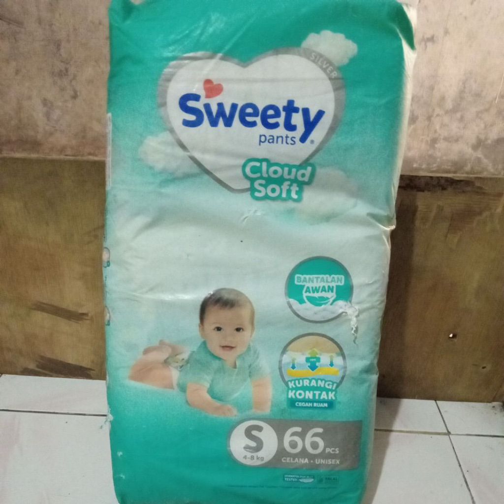 Pampers Sweety Pants cloud soft S 66