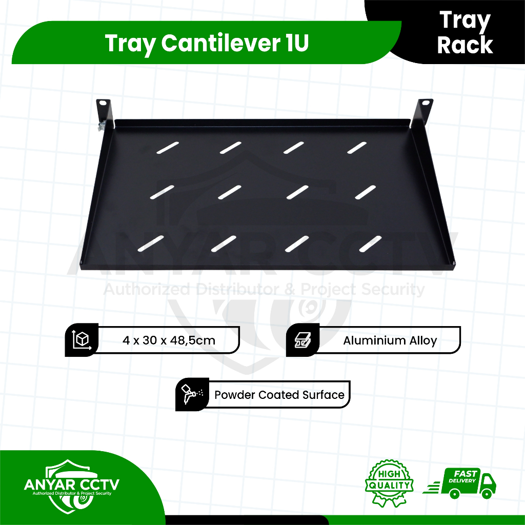 Tray Rack Server 1U || Wallmount Rack - 1U