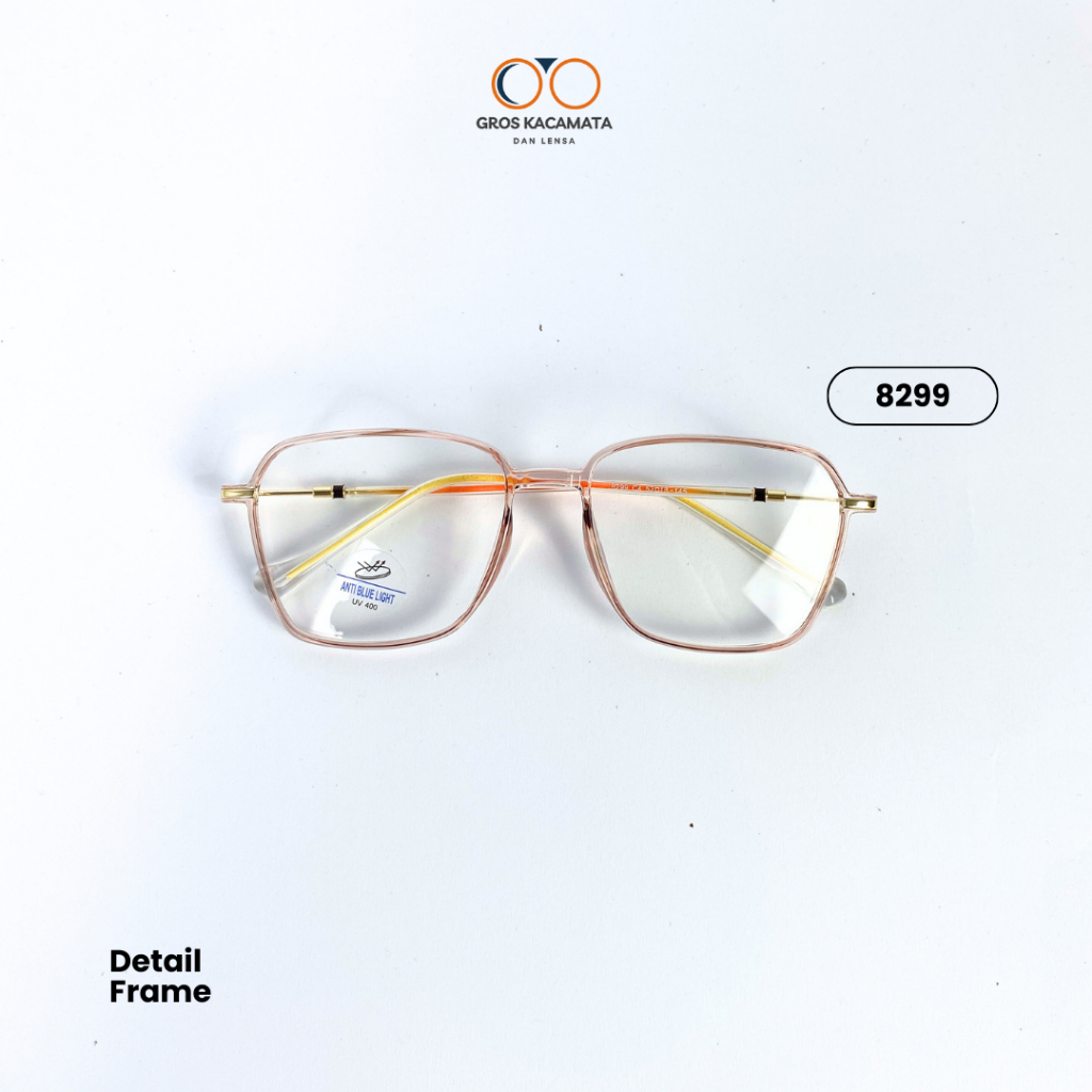 FRAME KACAMATA KODE 8299 PLASTIK HEXAGON