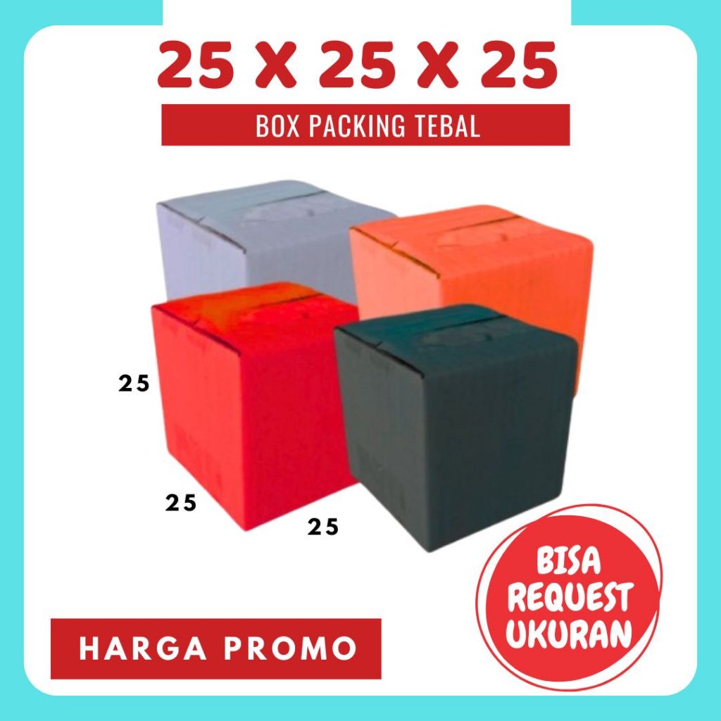 

Box 25x25x25 Packing A1 Dus Karton Kardus Kotak Kemasan Botol Gelas Madu Jamu Air Minum Diva Box