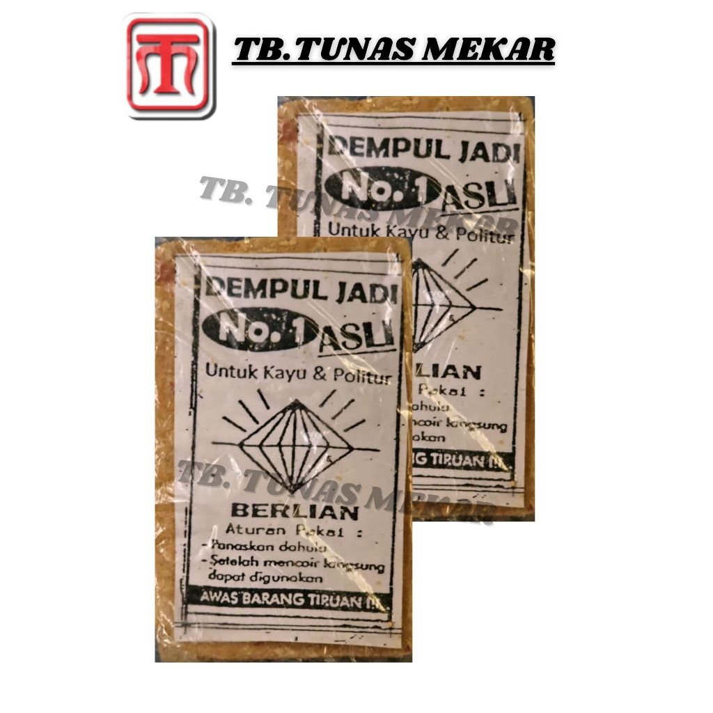 Dempul kayu dempul bakar dempul lilin murah dan tebal merk berlian