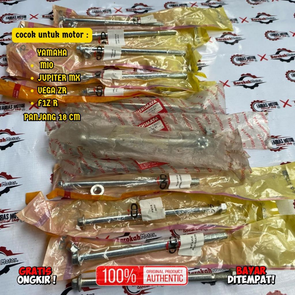 AS RODA DEPAN YAMAHA MIO JUPITER MX VEGA ZR F1Z R PANJANG 18 CM