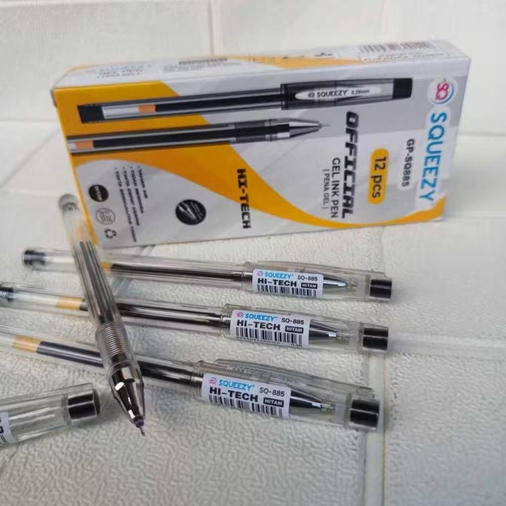 

(1PACK=12PCS) Pulpen/Bolpen Gel pen Hi-Tech /Hitech SQUEEZY 0,28mm