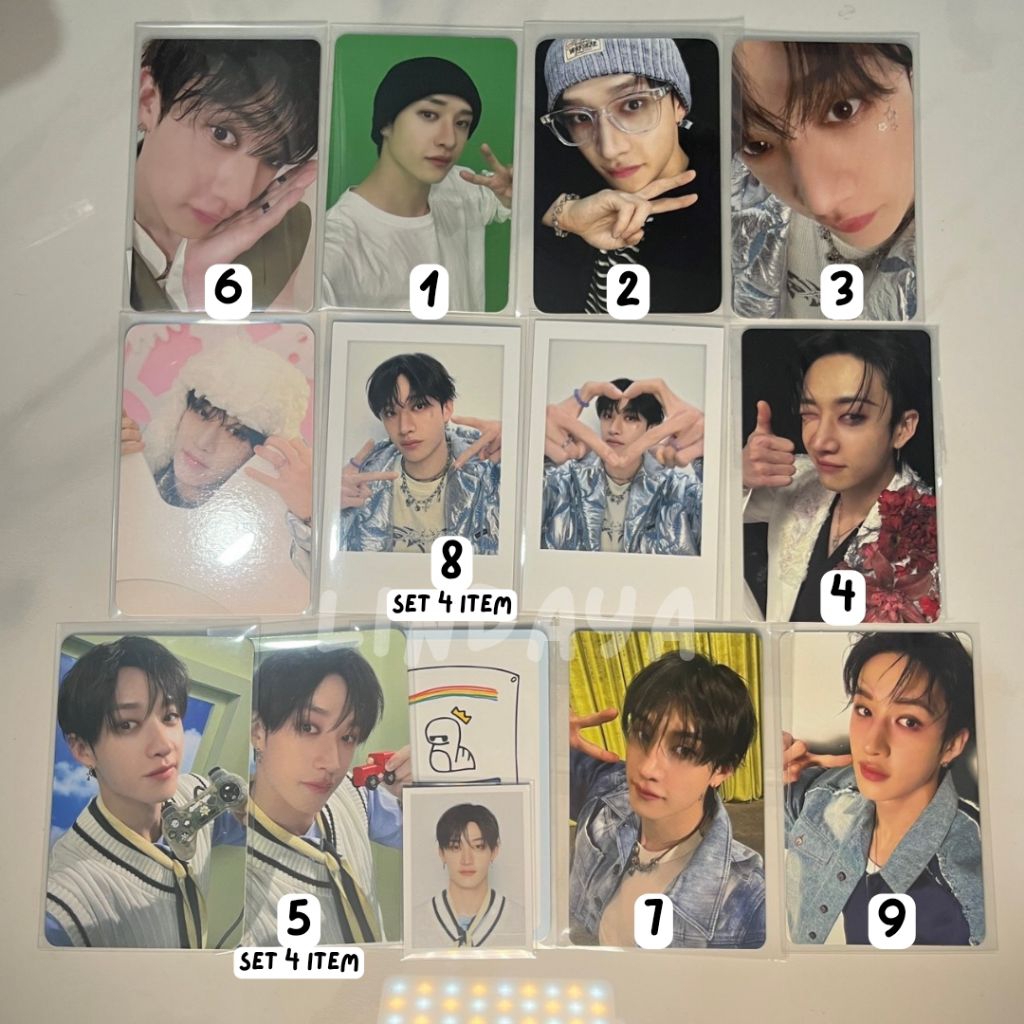 Bangchan Stray Kids Photocard Official HOP ATE SKZHOP HOLLOW STAYZONE LD POB PC SKZ
