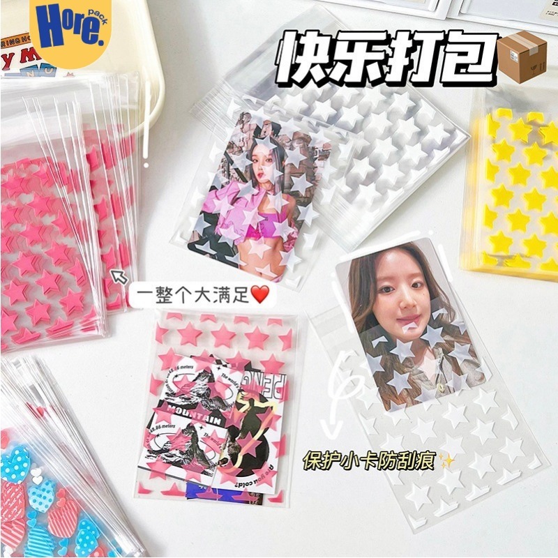 

Plastik Packing Bening Sleeve Photocard Cover Kartu Warna Warni