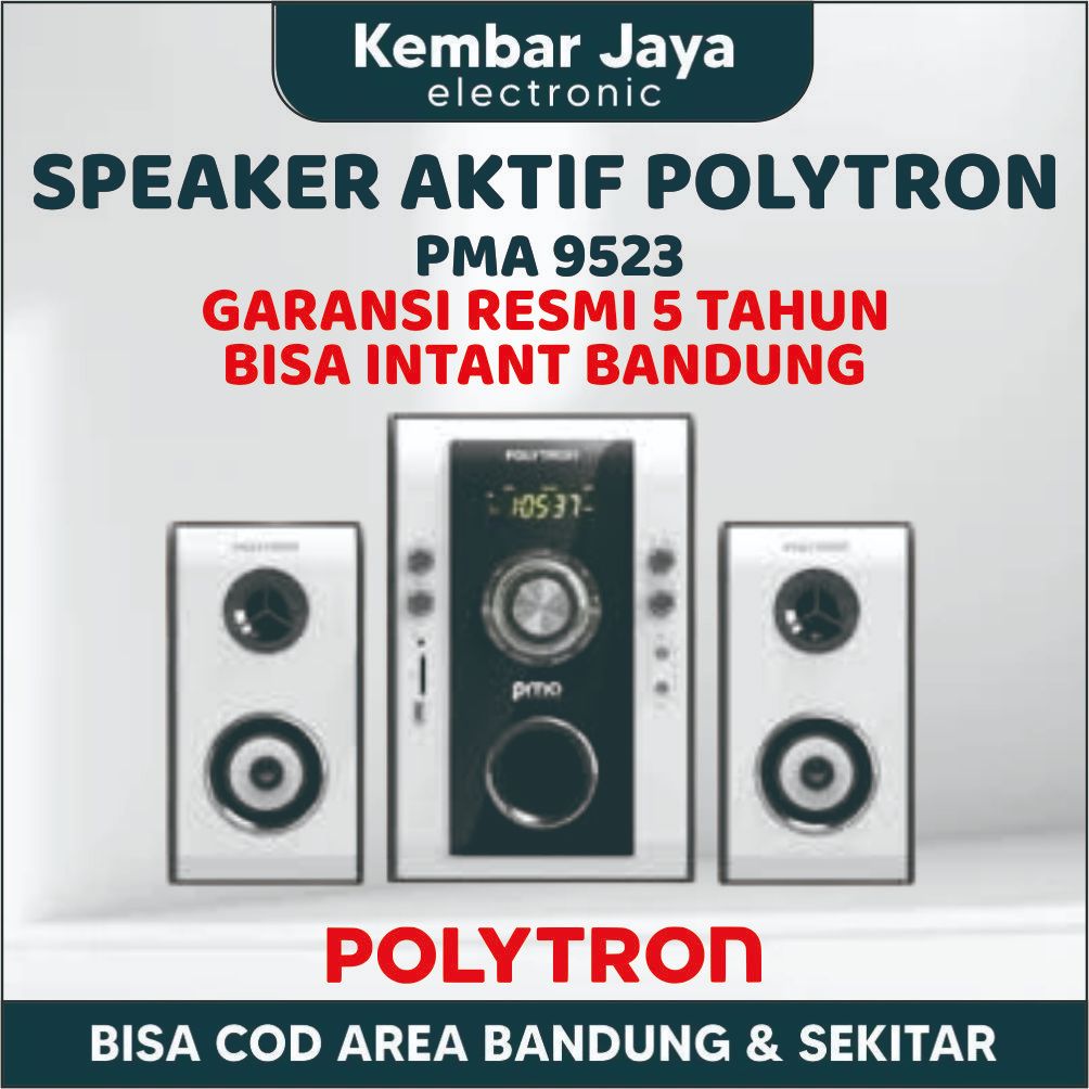 SPEAKER AKTIF POLYTRON PMA 9523 PMA9523 PMA-9523-B BLUETOOTH
