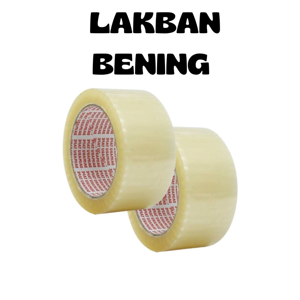 

LAKBAN BENING/ LAKBAN MURAH /LAKBAN TEBAL/ 45 x 95 yard