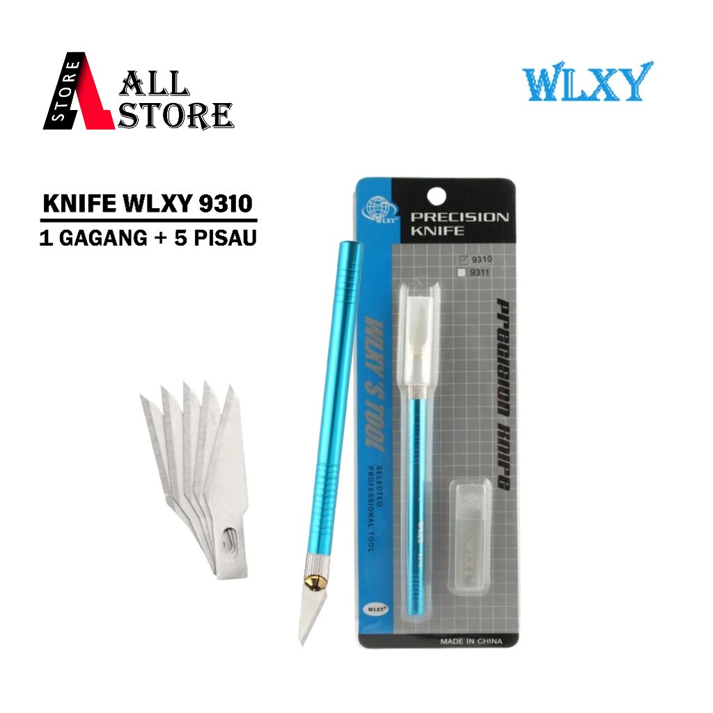 WLXY 9310 PISAU UKIR ORIGINAL - WLXY 1 GAGANG 5 PISAU - PISAU TEKNISI ELEKTRONIK - PISAU SERBAGUNA M