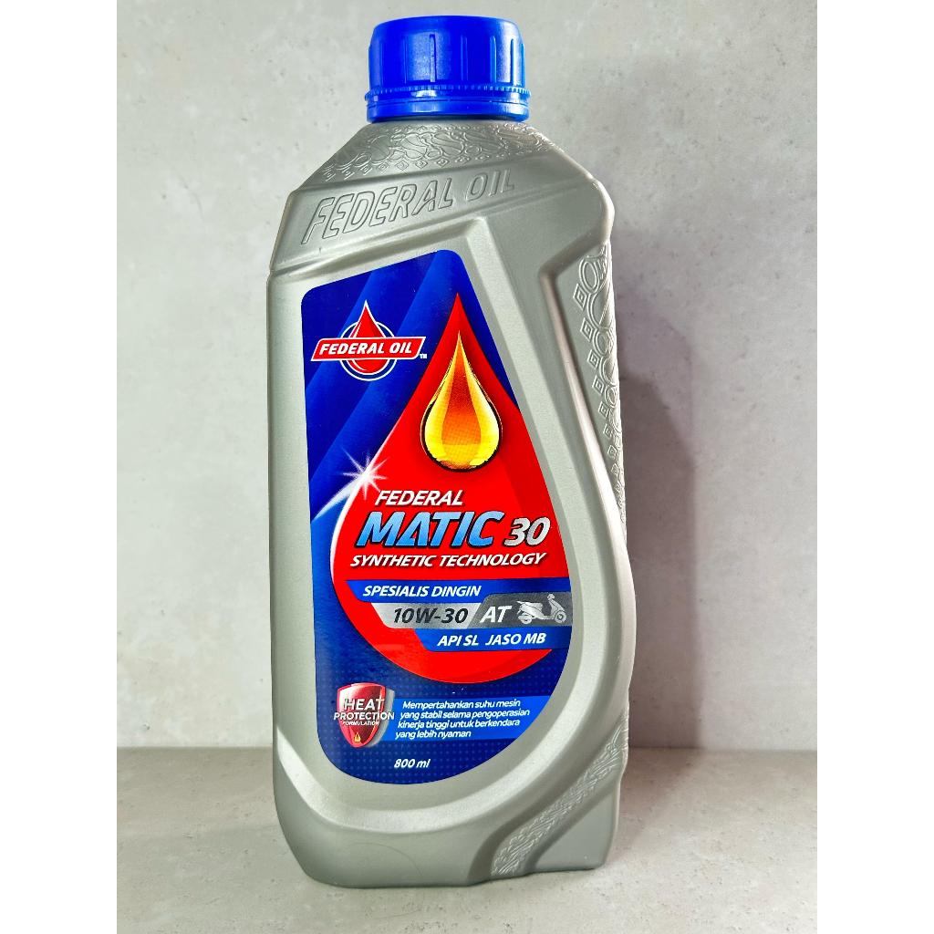 Maju Makmur Pelumas Oli Federal Ultratec Matic Silver 0,8 Liter Motor Honda Federal Matic Silver