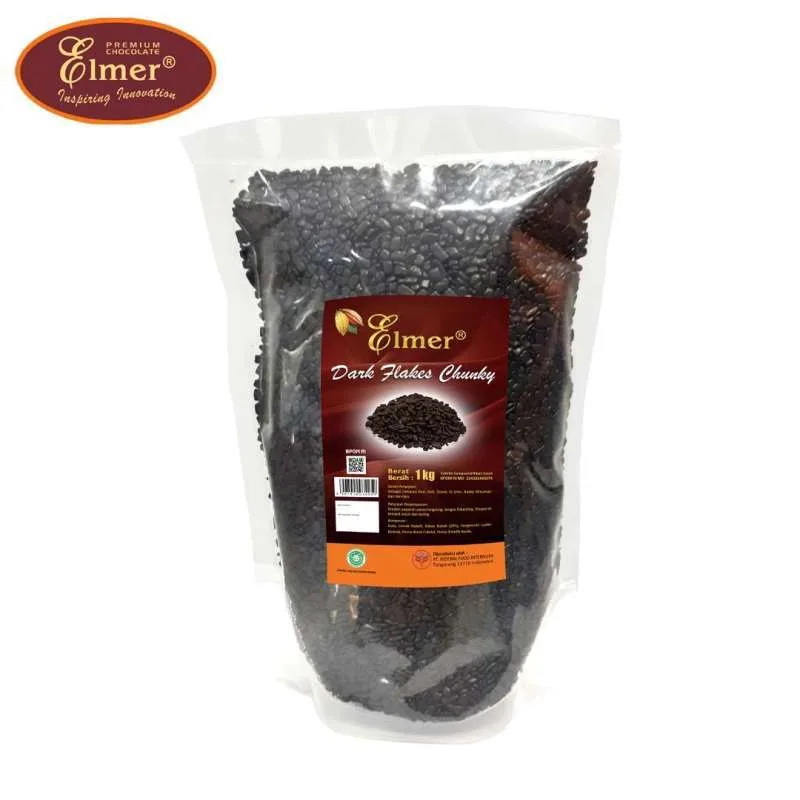 

Elmer Dark Chocolate Flakes Chunky 250gr / 500gr / 1kg