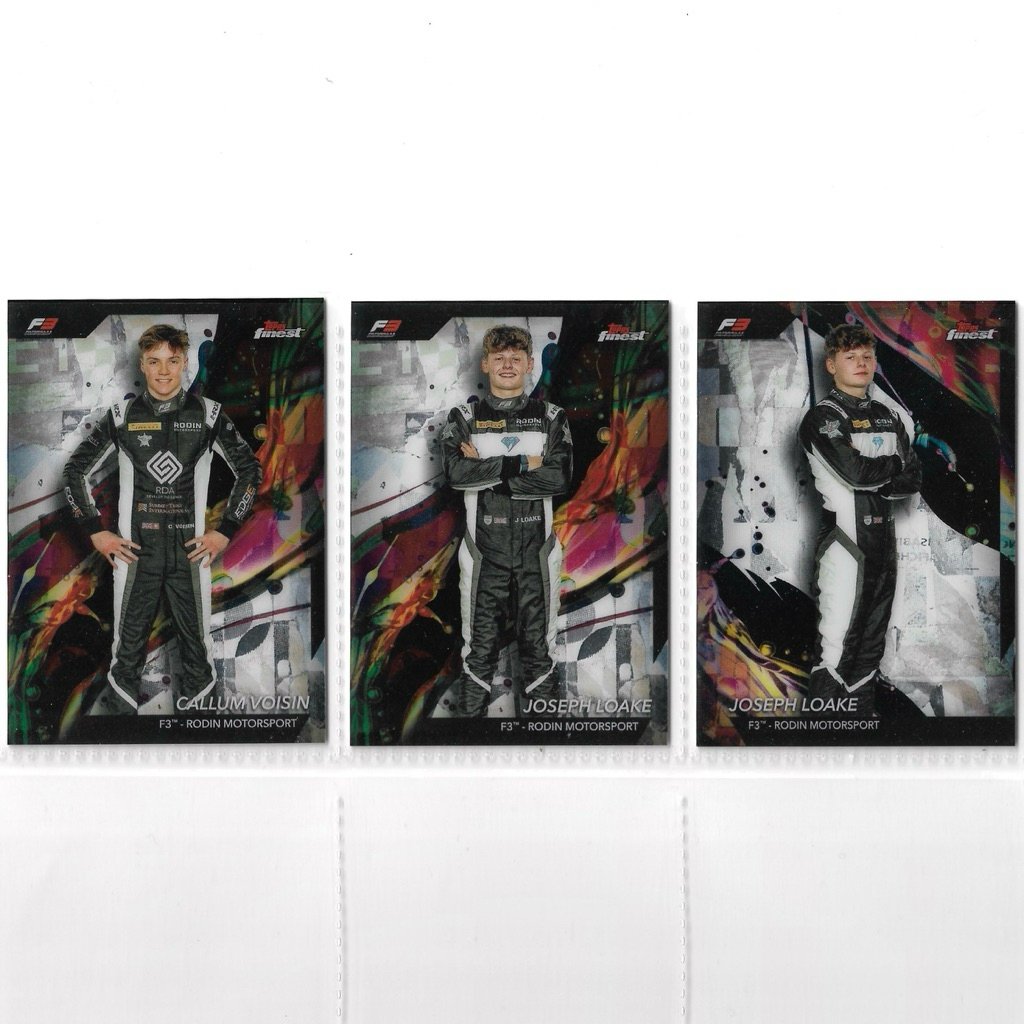 Kartu f3 Topps FINEST - Callum Voisin & Joseph Loake (16k DAPET - 3 Kartu)