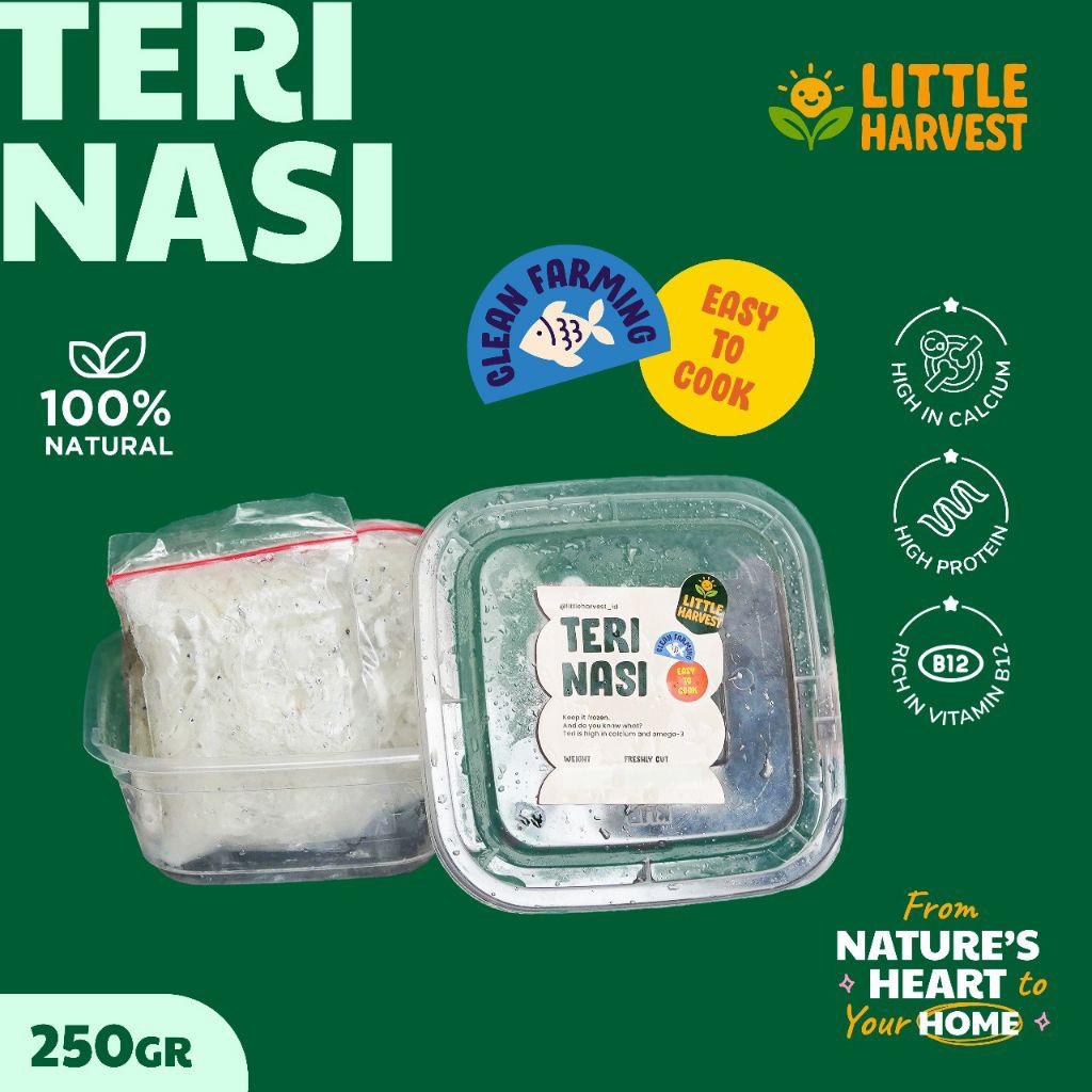 

Little Harvest - Ikan Teri Nasi MPASI Anak