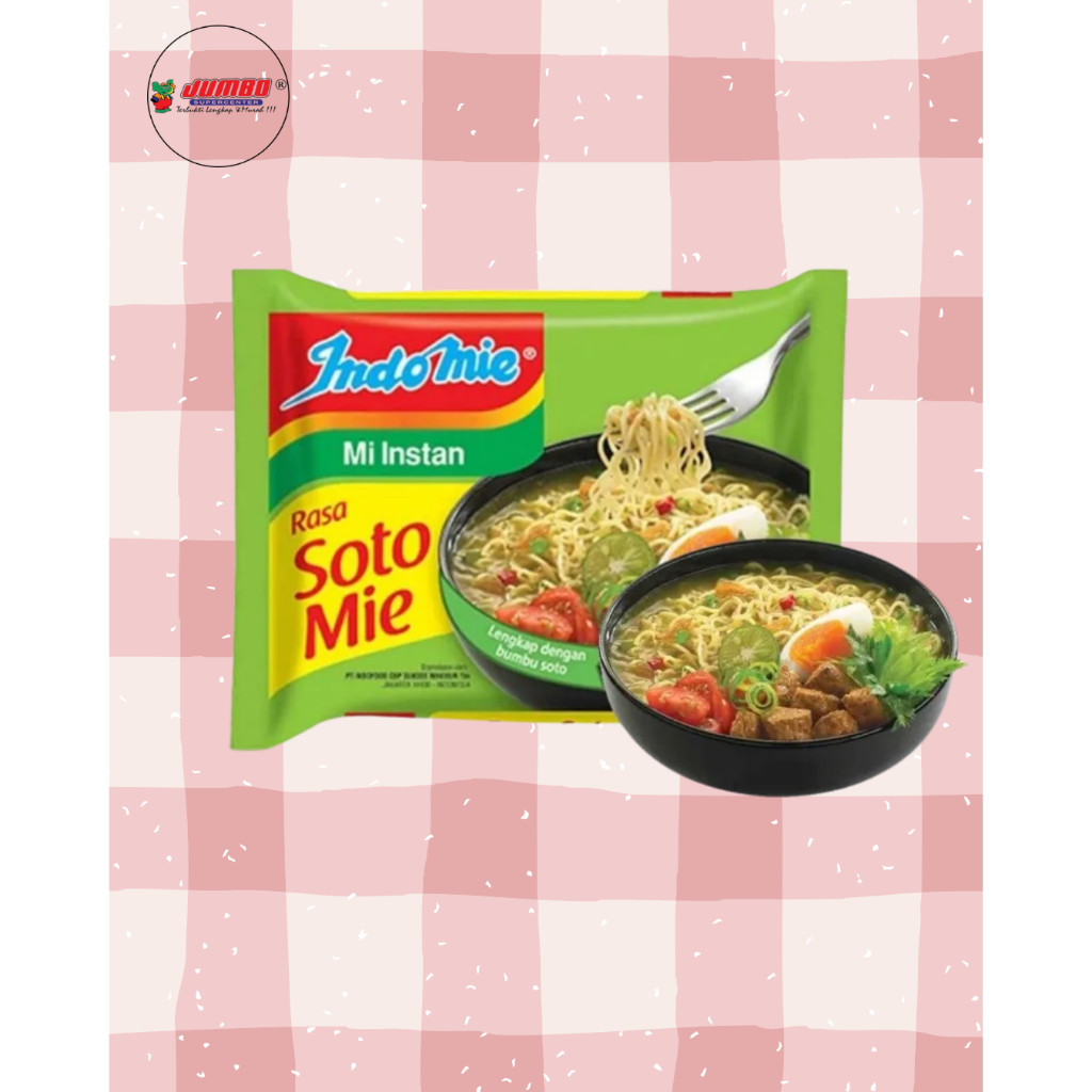

Indomie Rebus Soto Mie 70gr/Mie Kuah/Indomie Instan/Noodle