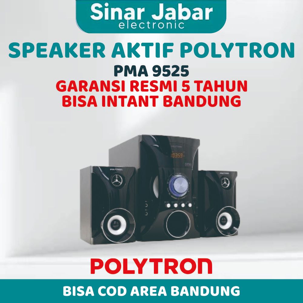 POLYTRON PMA 9525 /W Multimedia 9525 FM Bluetooth Speaker PMA 9525 /B