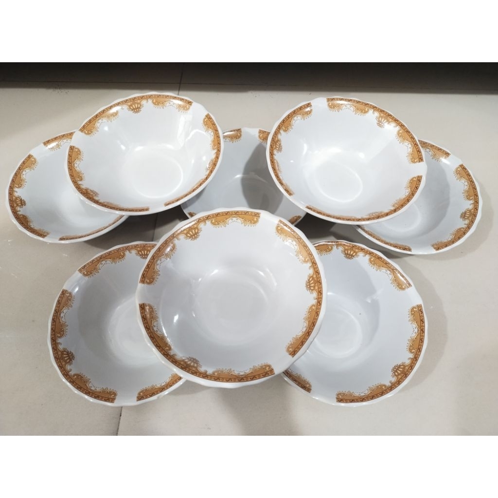 Mangkok Keramik Mahkota 1lusin