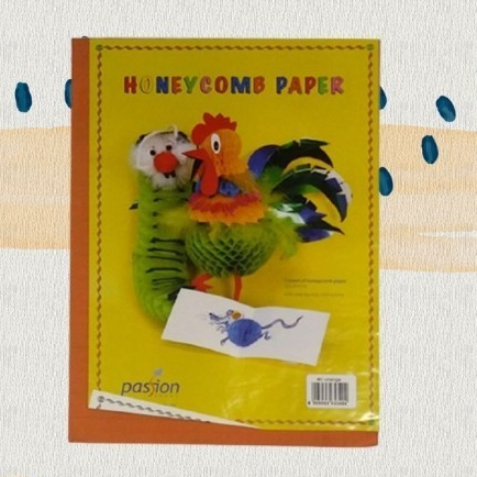 

Passion Sheet Honeycomb Paper - red