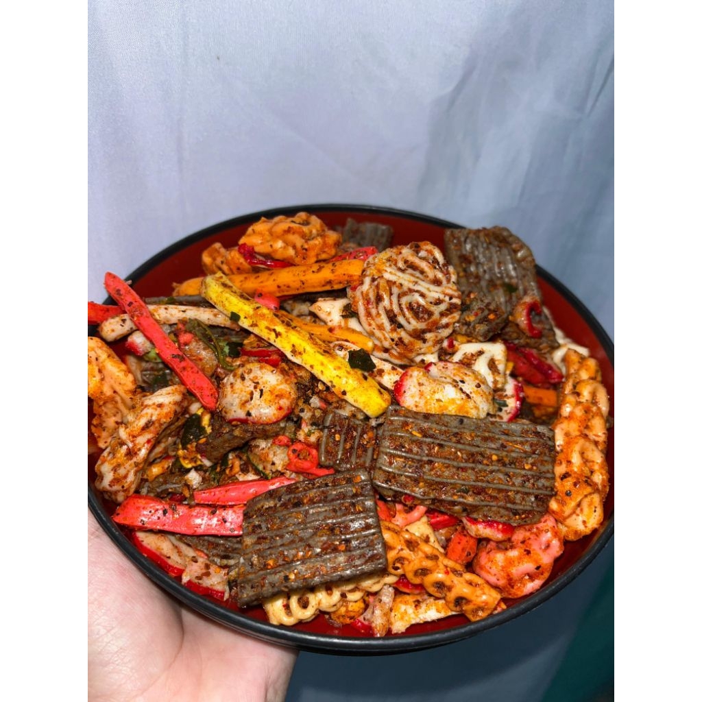 

seblak kering MIX kerupuk seblak campur plus wangi daun jeruk