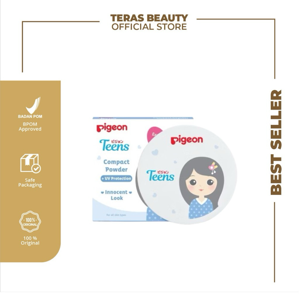 PIGEON TEENS-Compct Powder Pigeon Teens+UV Protection|Bedak Remaja|Bedak Compact Remaja |Bedak Pigeo