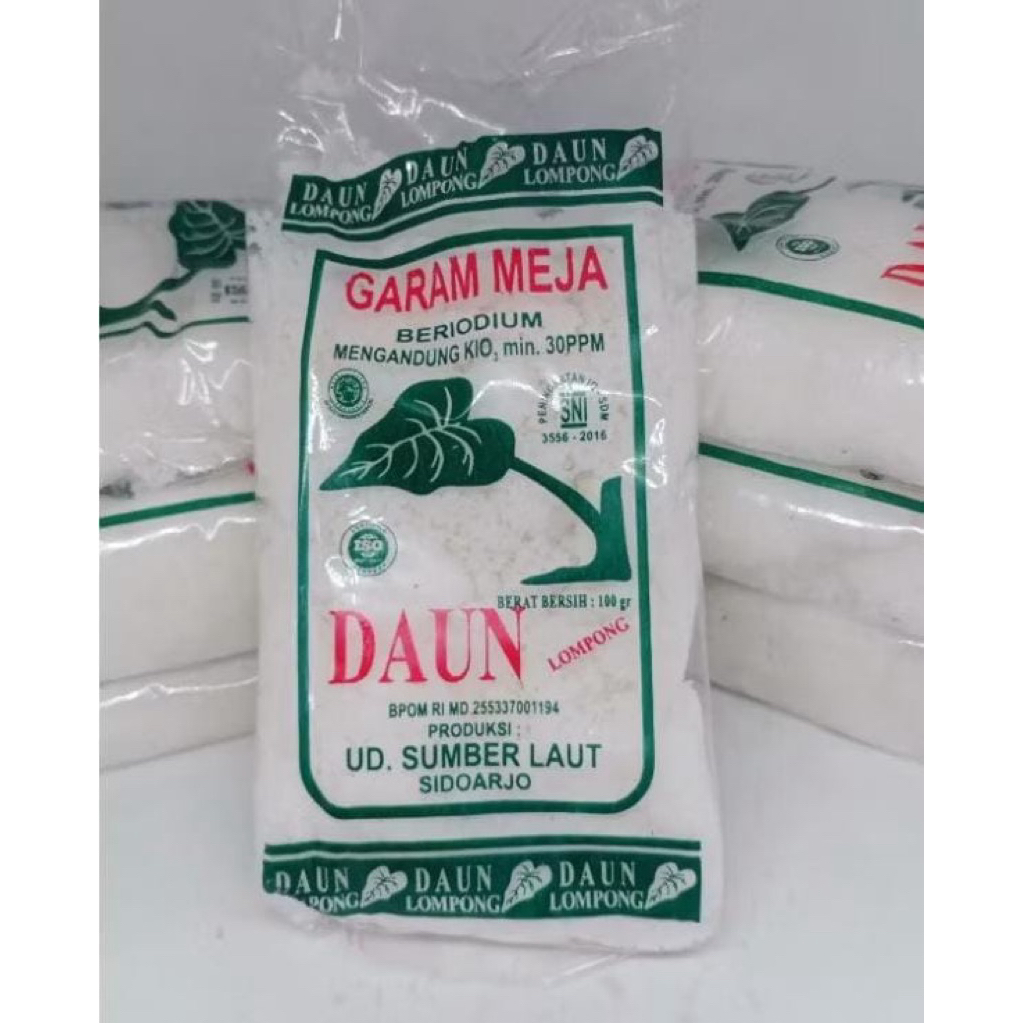 

Garam dapur murah untuk masak kemasan 100 gram