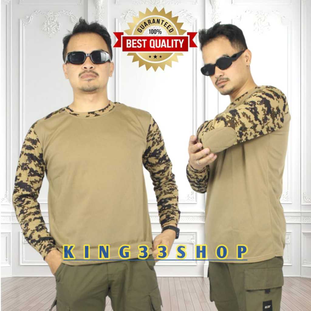 KAOS PRAMUKA RAGLAN / KAOS LENGAN PANJANG / KAOS PRIA COD