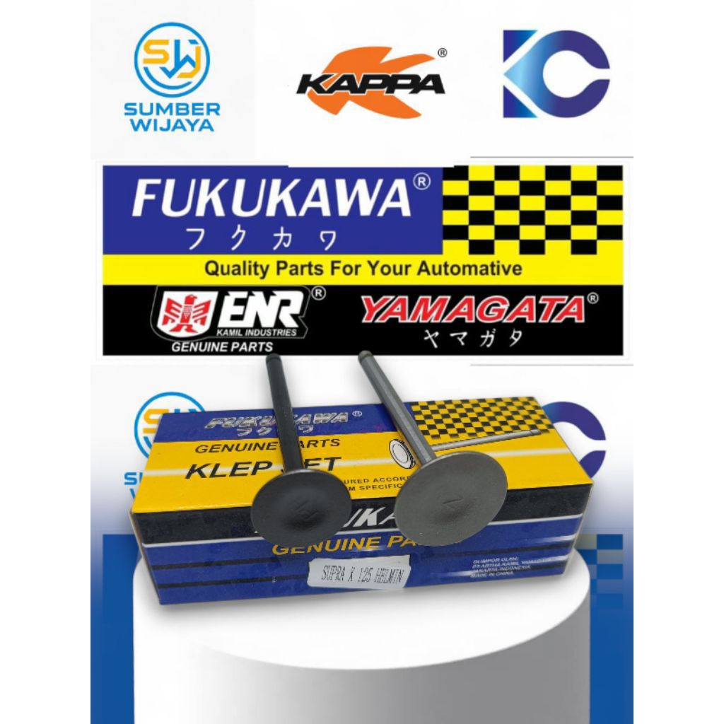 [FUKUKAWA] KLEP SET SUPRA X 125 HELM IN / SUPRA X 125 FI / BLADE FI