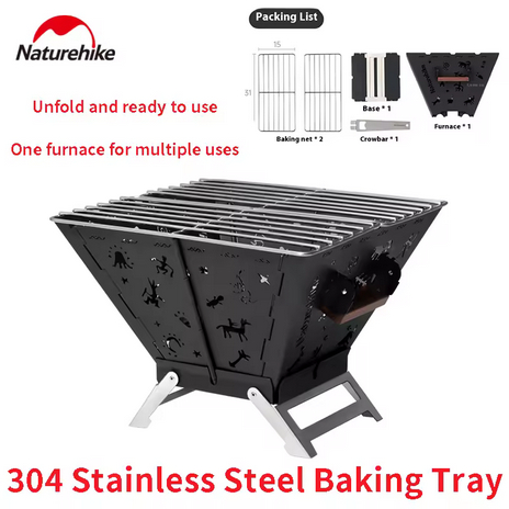 NATUREHIKE CNH22CJ036 TUNGKU KAYU BAKAR