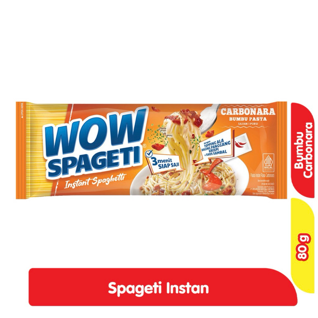

wow spagethi carbonara 80G