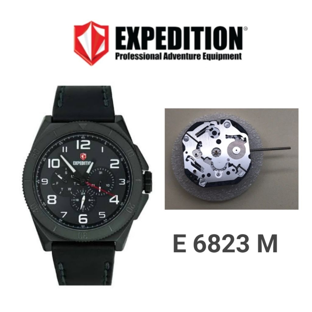Mesin Original untuk Jam Tangan Expedition Type E 6823 M