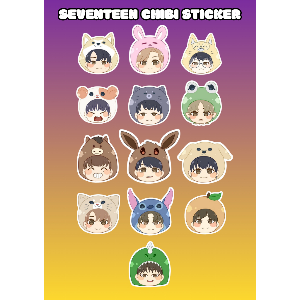 

Sticker Kpop Seventeen Kartun Karakter Lucu Aesthetic Berkualitas Stiker Hiasan Deco Jurnal Botol Buku Note Laptop Hp Murah / Sticker Kpop Seventeen