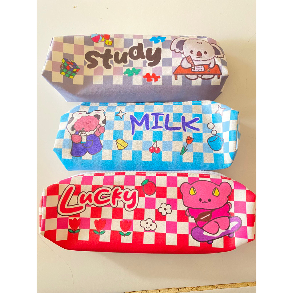 

dompet pensil karakter tempat alat tulis karakter resleting