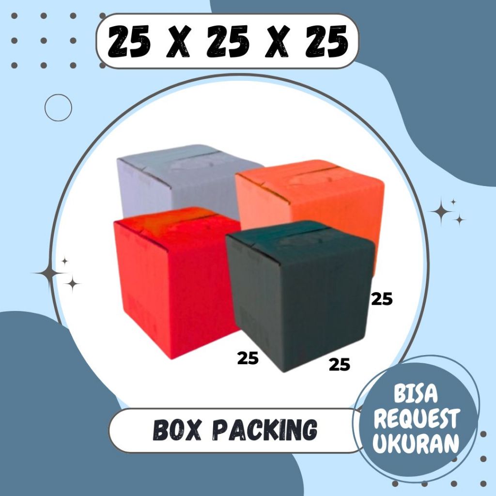 

Box Packing 25x25x25 Kardus A1 Olshop Karton Dus Kotak Kemasan Botol Gelas Madu Jamu Kardus Balap