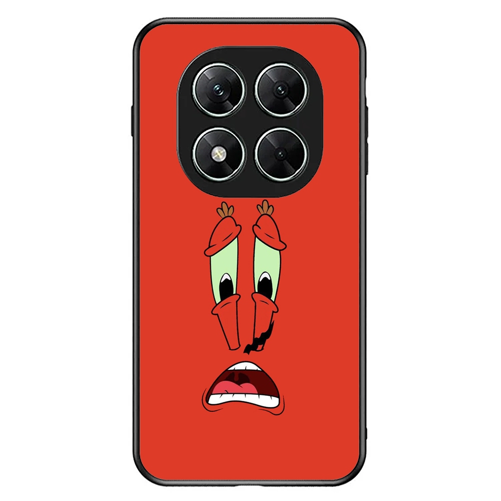 Phone Case POCO X7 X6 X5 X3 PRO GT 4G 5G TPU Rubber Softcase Yujin CRAB spongebob