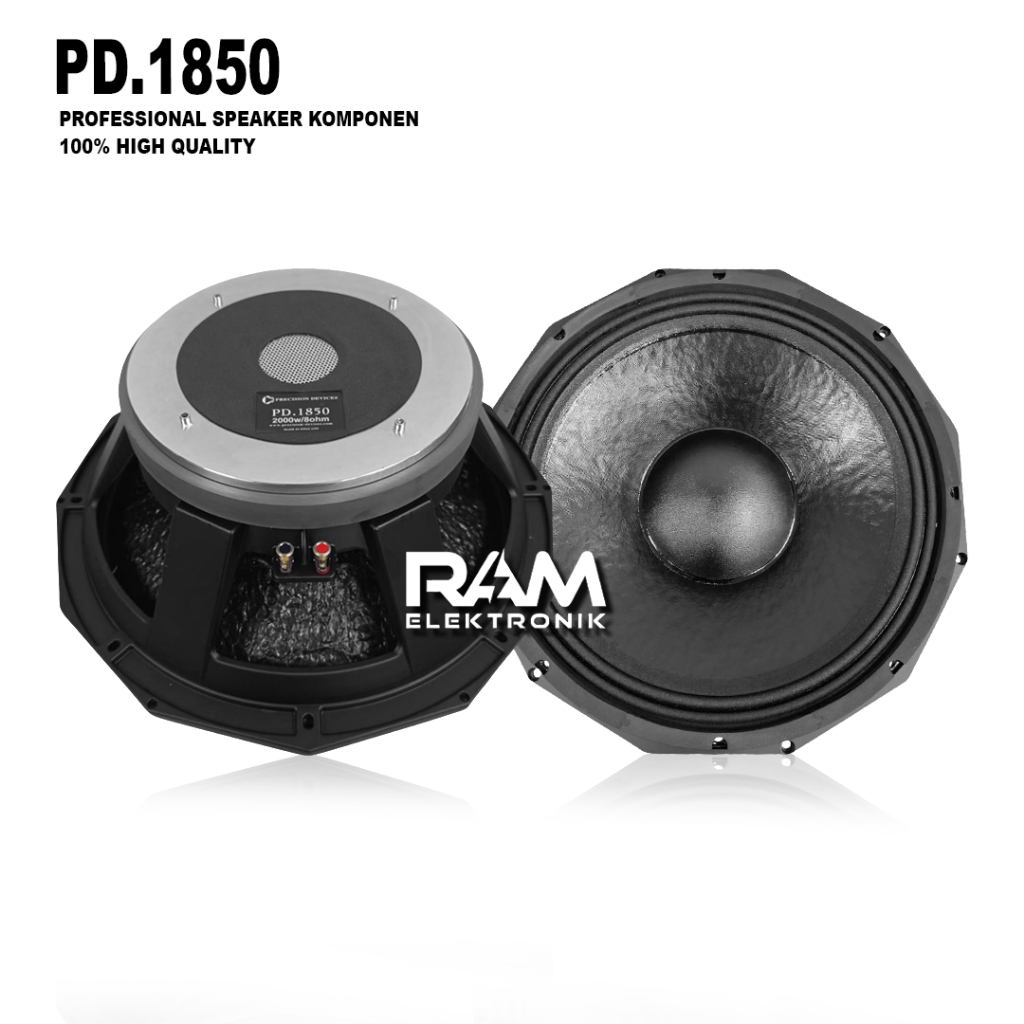 Komponen Speaker 18 Inch PD.1850 | PD1850 | PD 1850 Coil 5 Inch Grade A