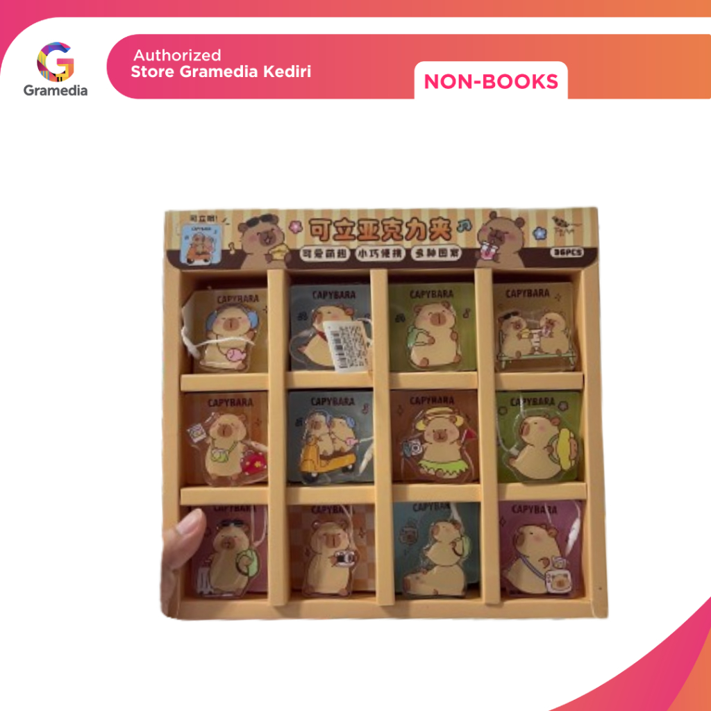 

Gramedia Kediri-KAKO CAPYBARA CLIP ACRYLIC