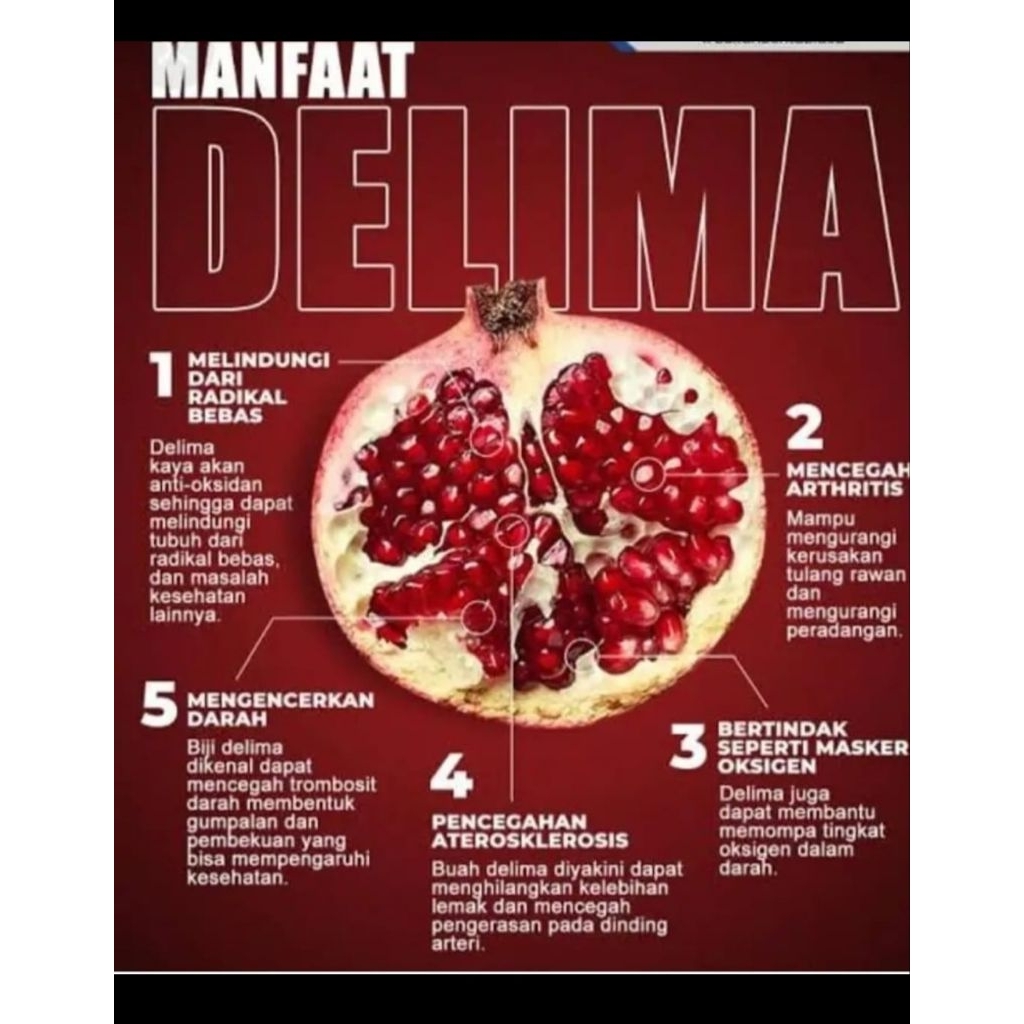 

delima merah ukuran kecil 1 kg