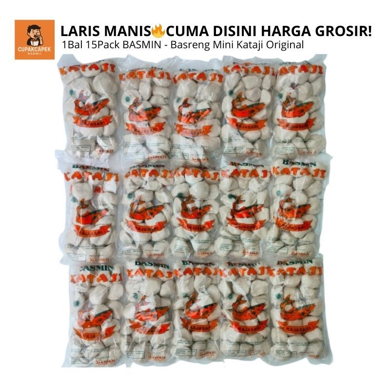 

Basreng Mentah 1 Ball (15 Pack) Kataji Original | Langsung dari Pabrik | Buat Jualan