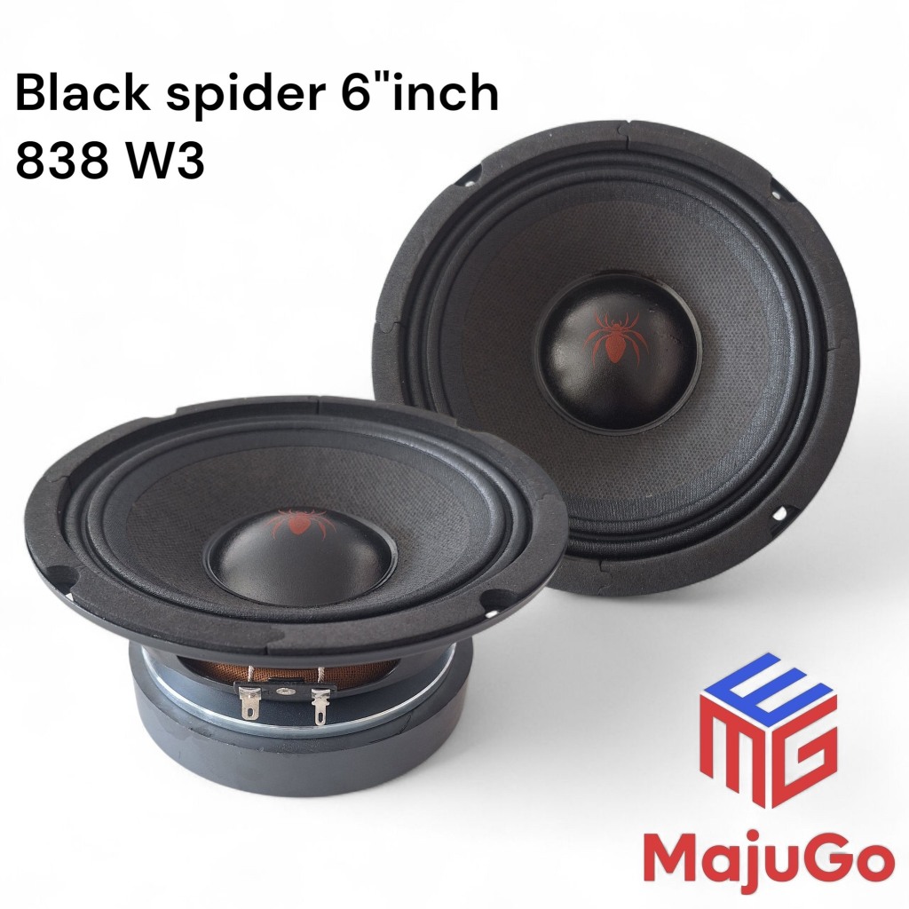 Speaker Black Spider 6 inch 838 W3