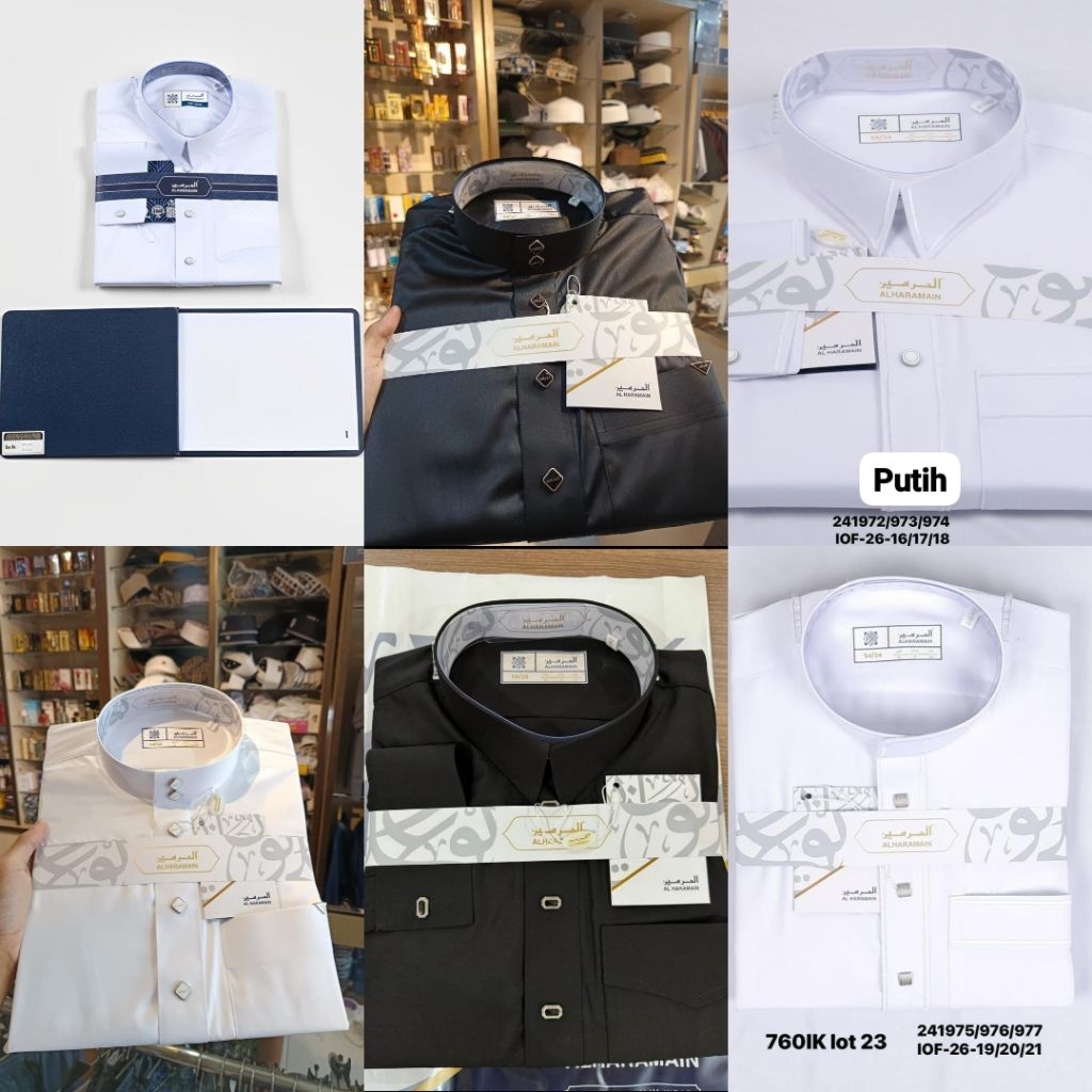 AL HARAMAIN JUBAH/GAMIS PREMIUM SERIES BAHAN POLYESTER/KATUN/SEMI WOLL/POLYESTER  LENGAN MANSET/LENG