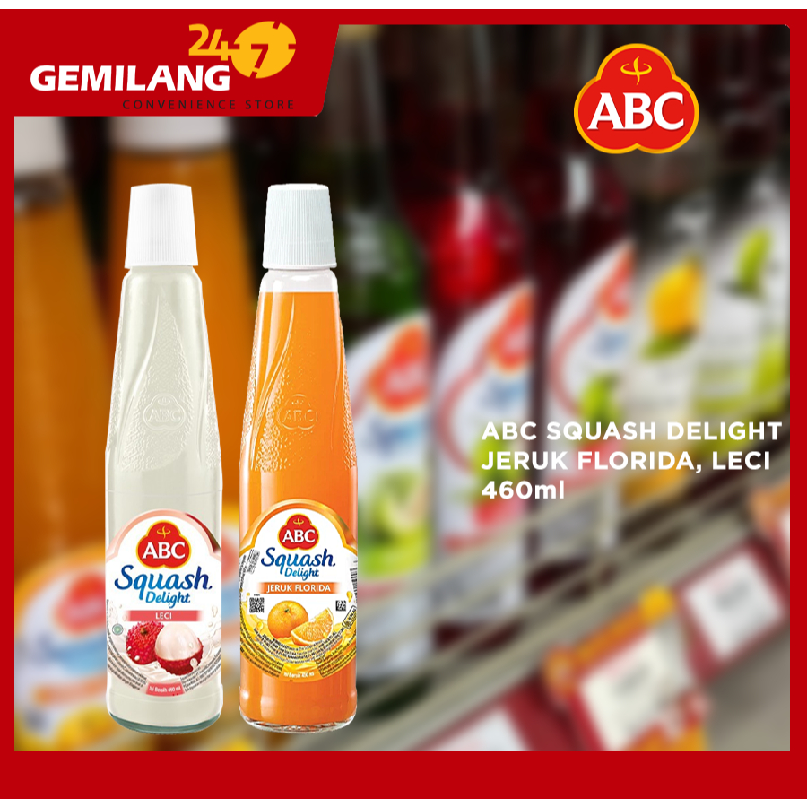 

ABC SQUASH DELIGHT JERUK FLORIDA, LECI 460ml