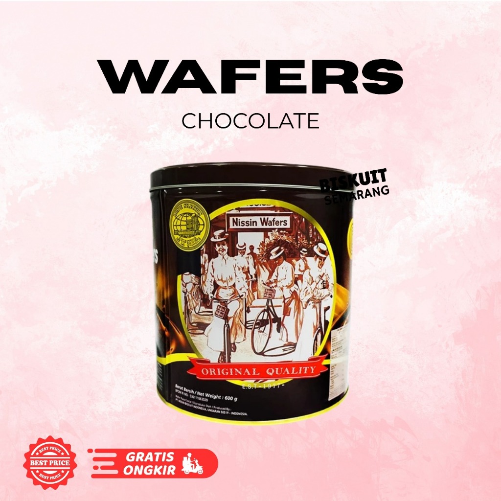 

Nissin Wafer Chocolate 600g Nissin Wafer Coklat Kaleng Buat Lebaran