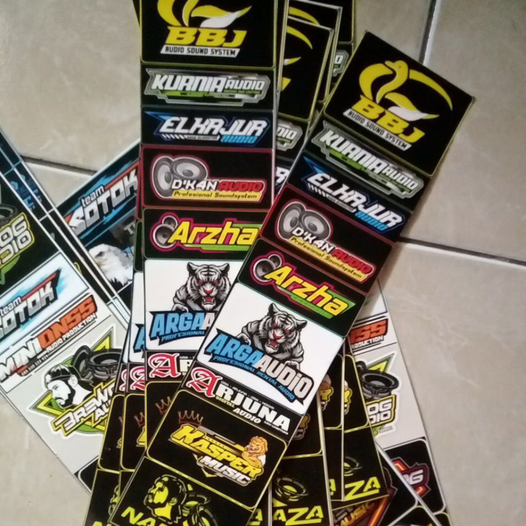 

STIKER SOUND | STIKER BREWOG AUDIO | STIKER CROMO | STIKER PACK ISI 7 PCS