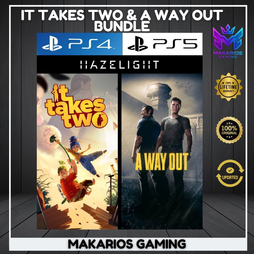 It Takes Two & A Way Out Bundle PS5 PS4