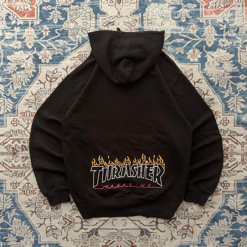 Hoodie Thrasher x Keitharing Black