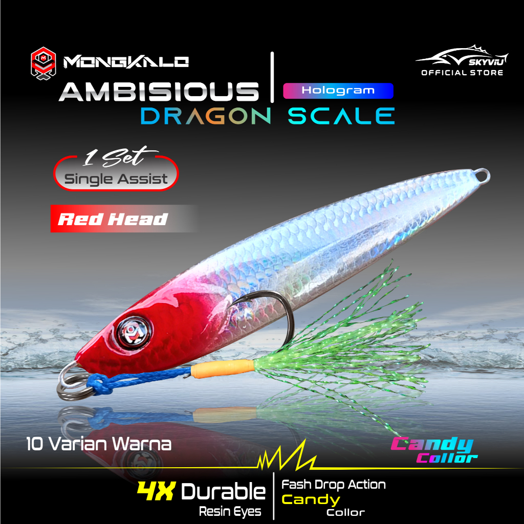 Mongkalo Ambisious Sisik-Kecil noGID noMotif Candy 20 Red-Head