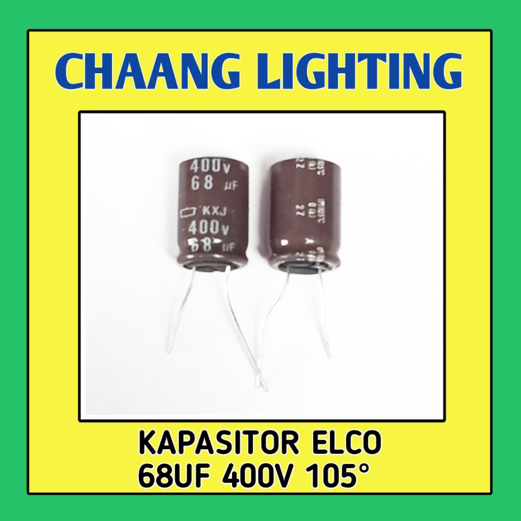 68UF 400V KAPASITOR ELKO 68UF 400V CAPASITOR ELCO 68UF 400V ELCO 68UF 400V 105°C