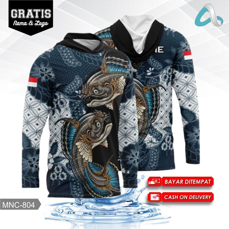 Baju Jersey Mancing / Kaos Fishing / Baju Fishing Mania / Mancing Club FullPrint / Baju Mancing Cust