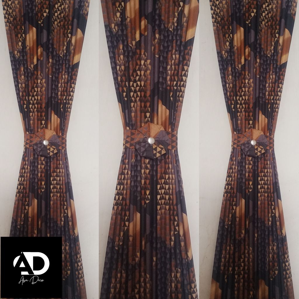 Gorden Kupu Kupu/Gorden Mewah kombinasi Gorden Jendela Minimalis