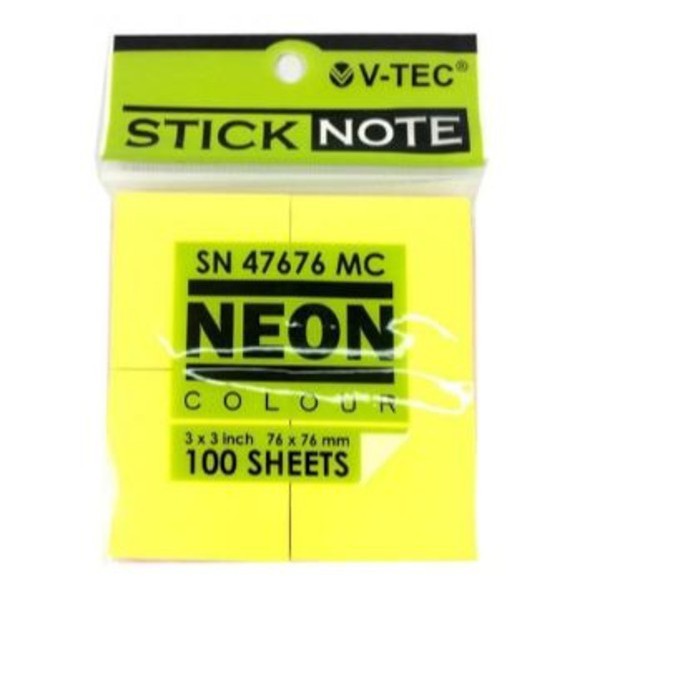 

NAMA BARANG : STICKY NOTE V-TEC SN47676 MC